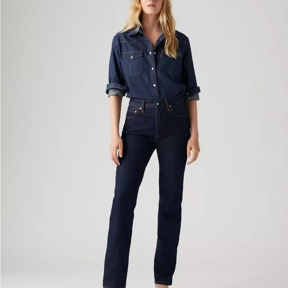 Levi's 501 original  Dark Wash button fly